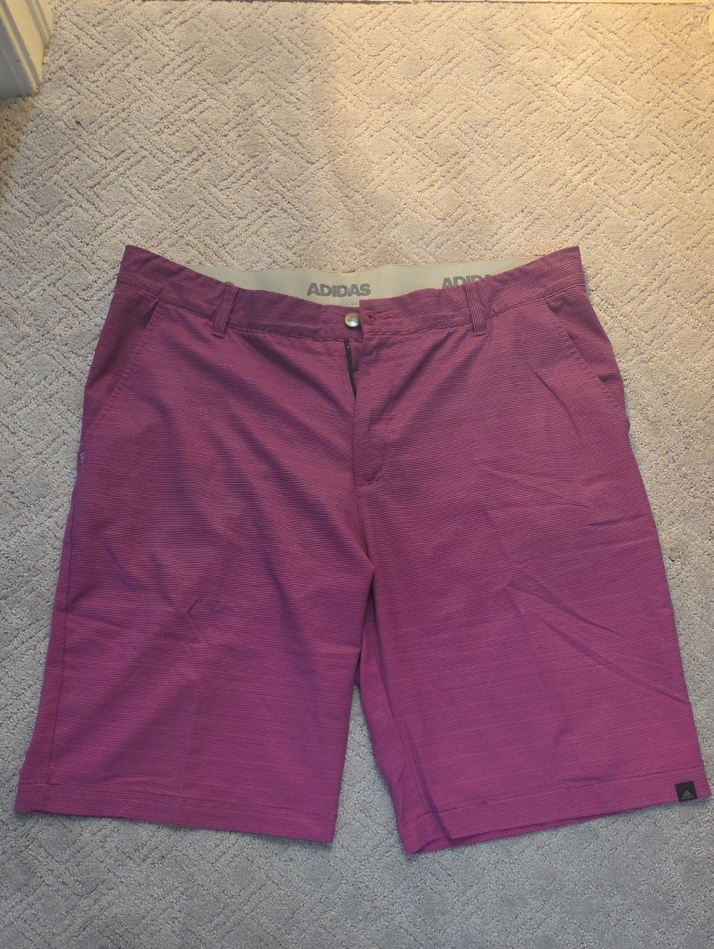 Adidas Men’s Magenta Athletic Shorts